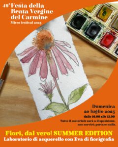 Beata vergine del carmine - Microfestival Tramonti di Mezzo - laboratorio acquerelli