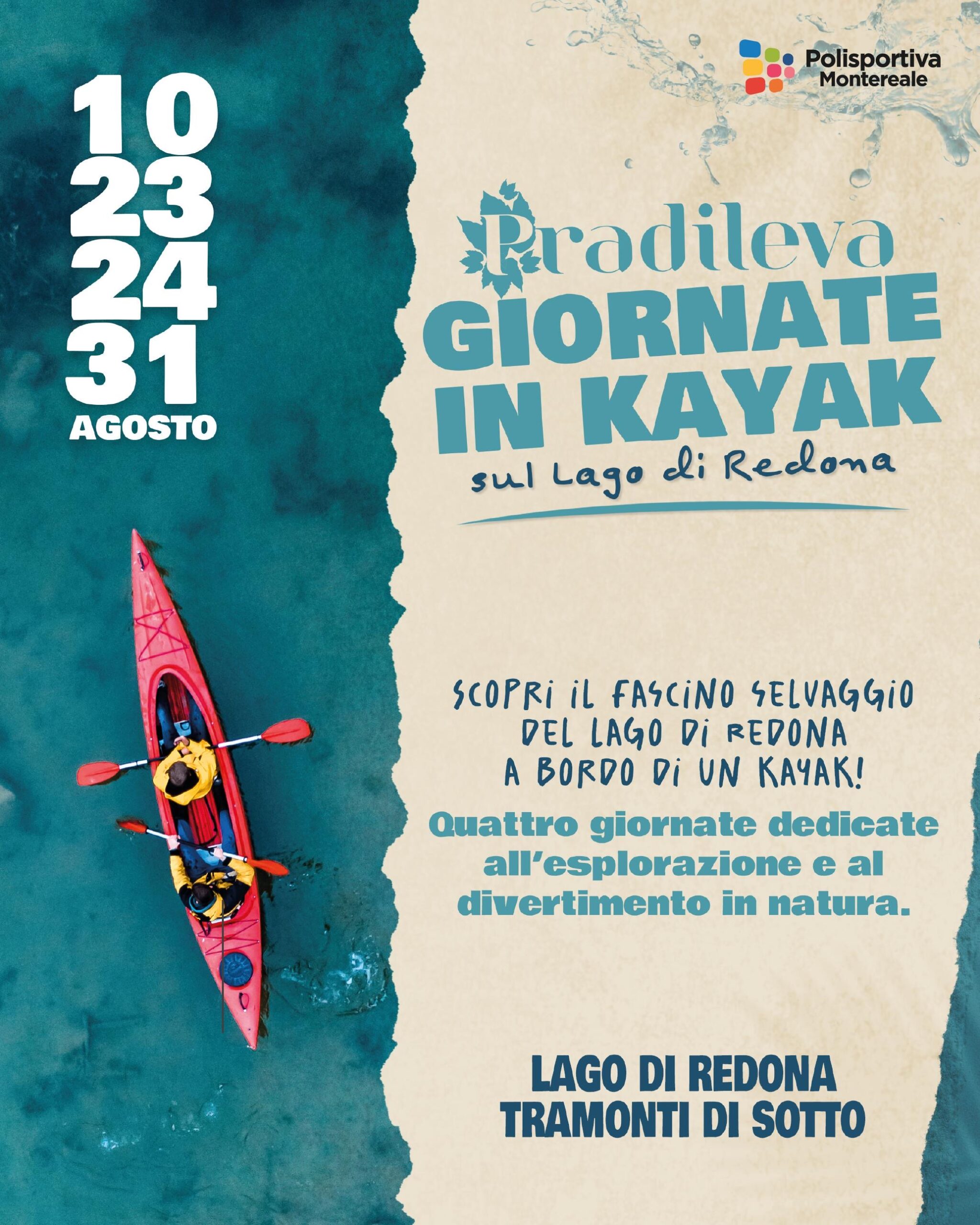 Giornate in kayak sul Lago di Redona – Avventura sull’acqua
