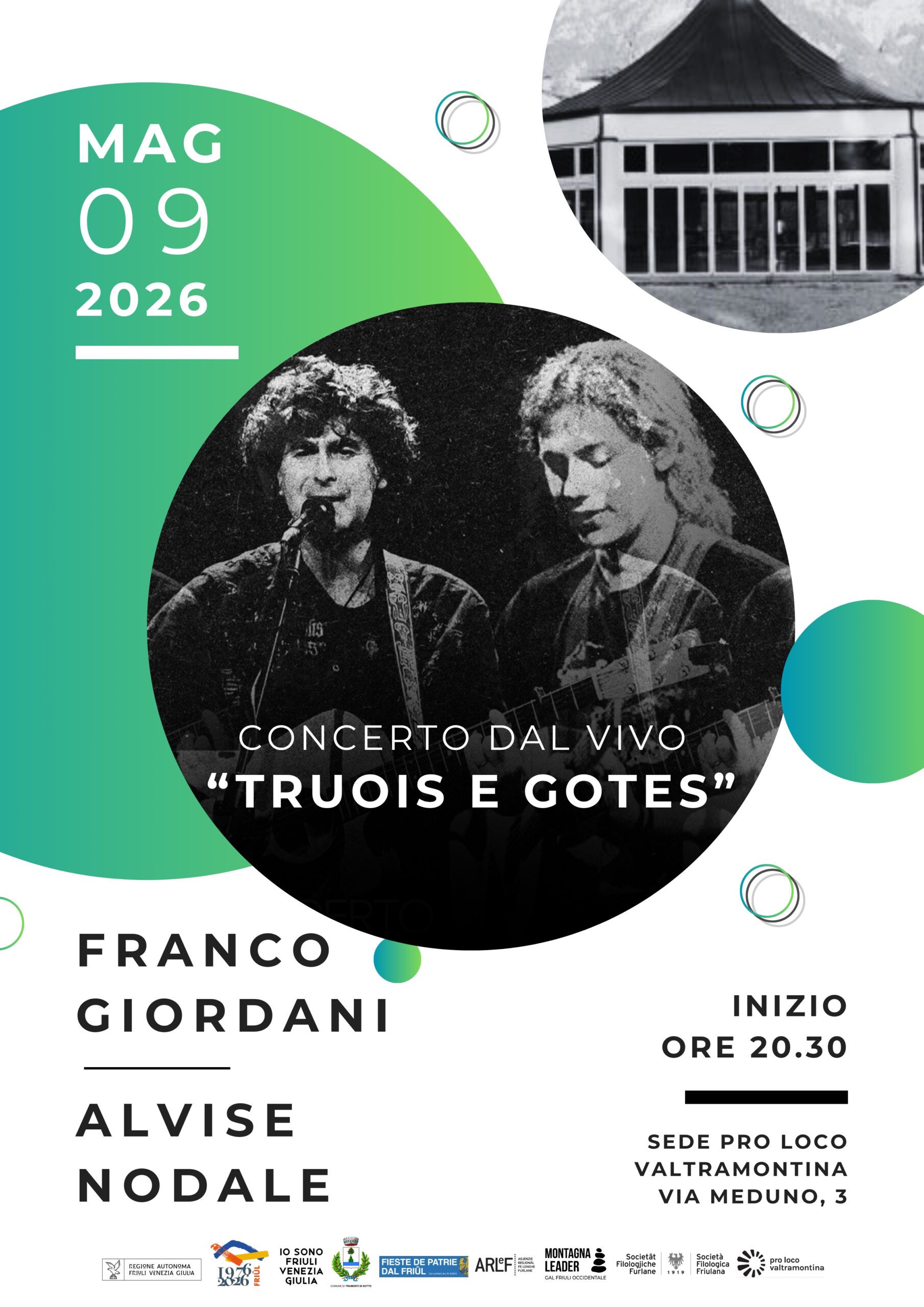 Locandina Concerto “Truois e Gotes”
