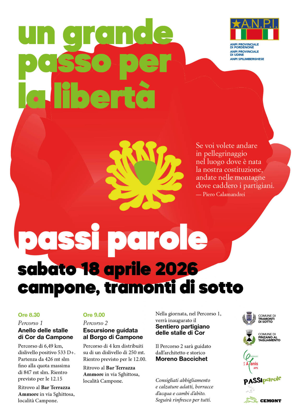 Un grande passo per la libertà: escursione partigiana a Campone – Tramonti di Sotto