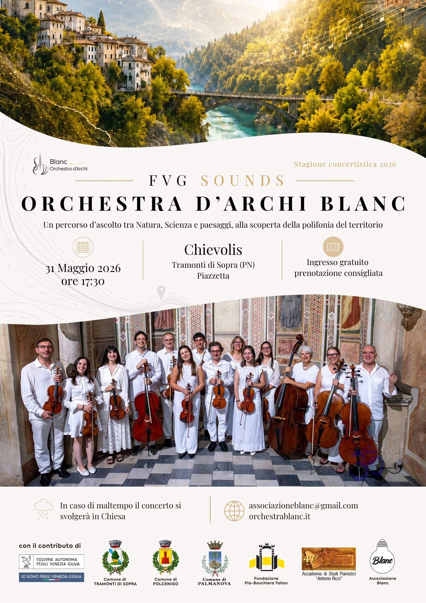 FVG SOUND ORCHESTRA D'ARCHI BLANC