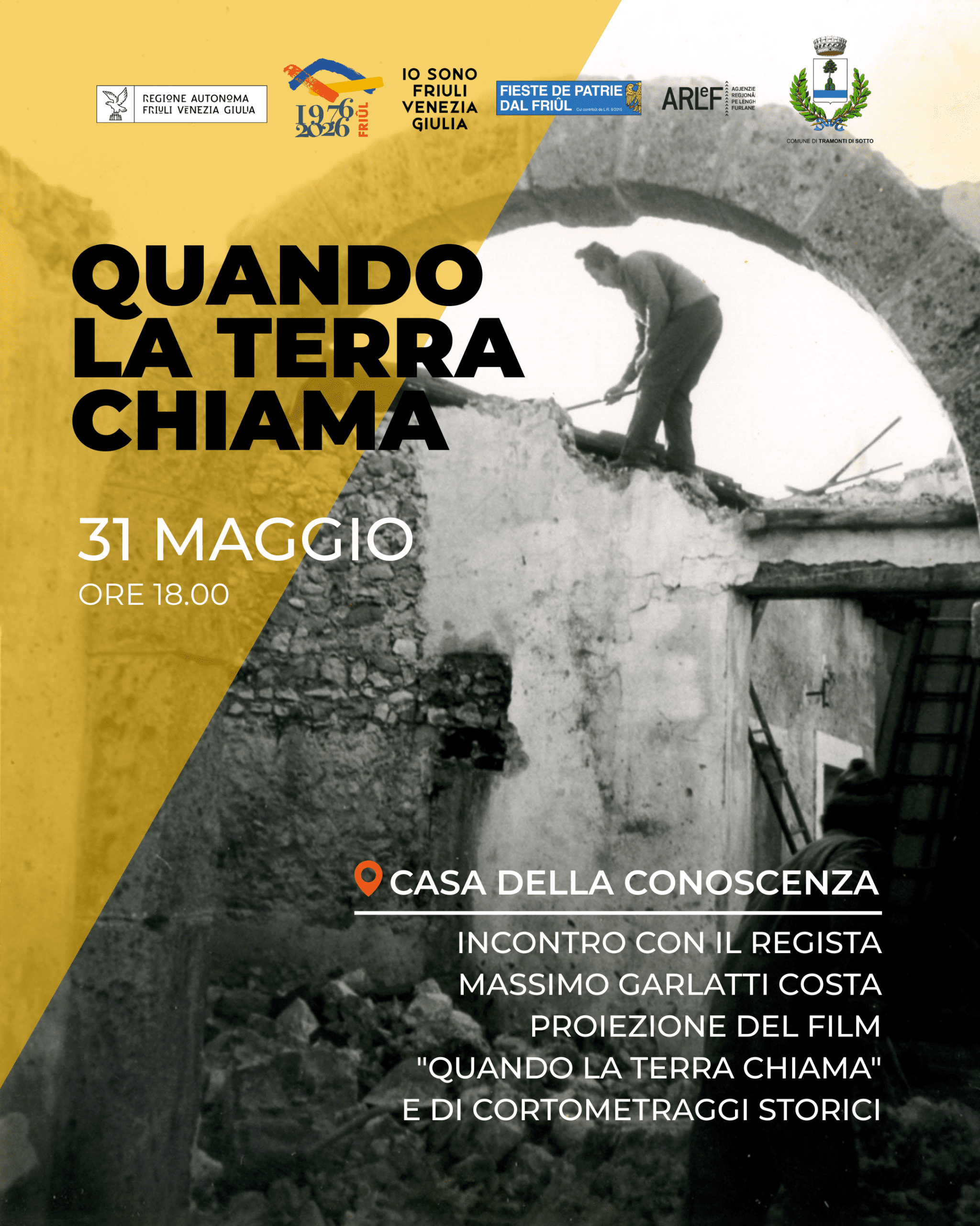 locandina Quando la Terra Chiama Tramonti di Sotto