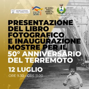 Libro fotografico e mostre sul Terremoto del Friuli a Tramonti | 12 luglio 2026