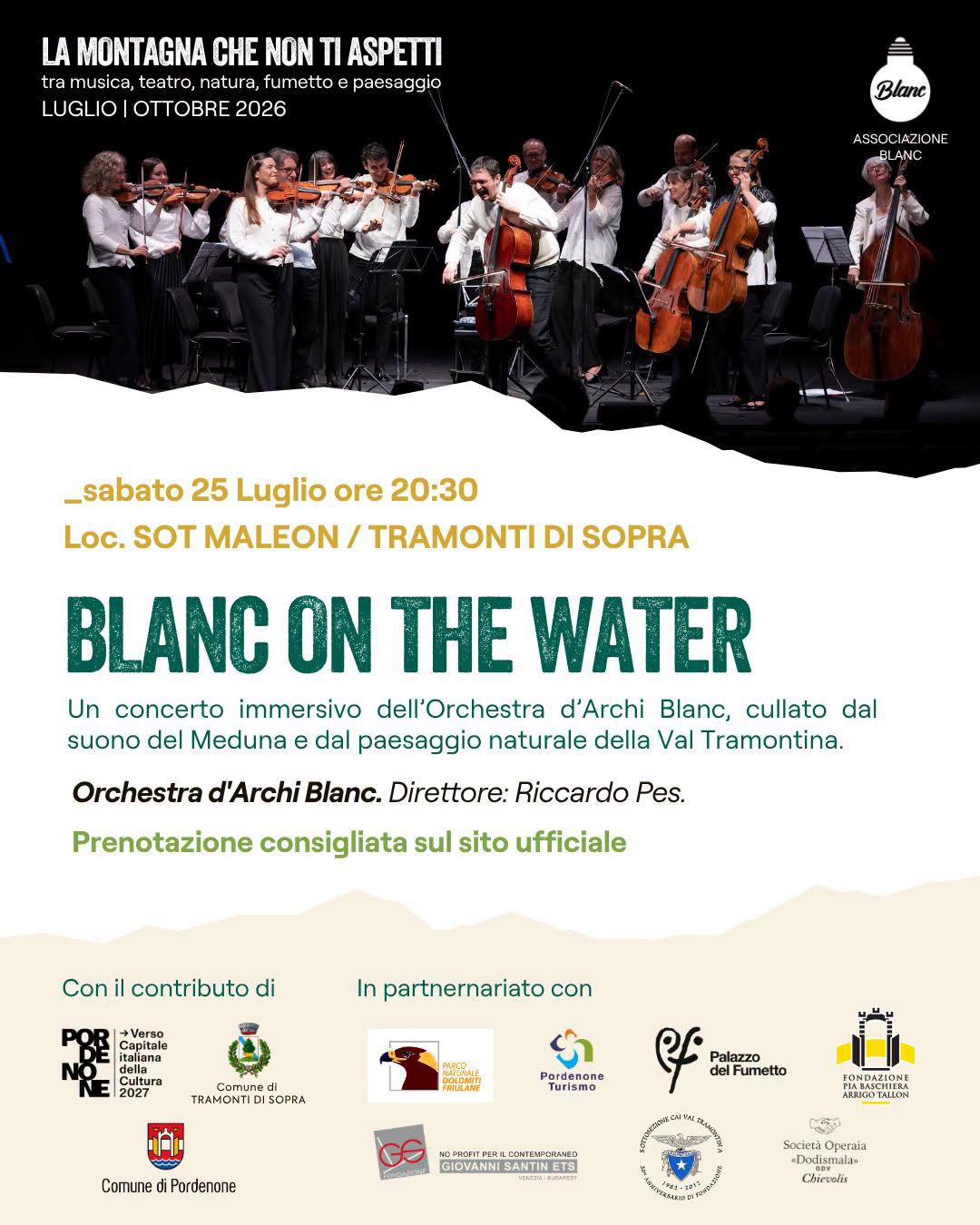 25 LUGLIO BLANC ON THE WATER