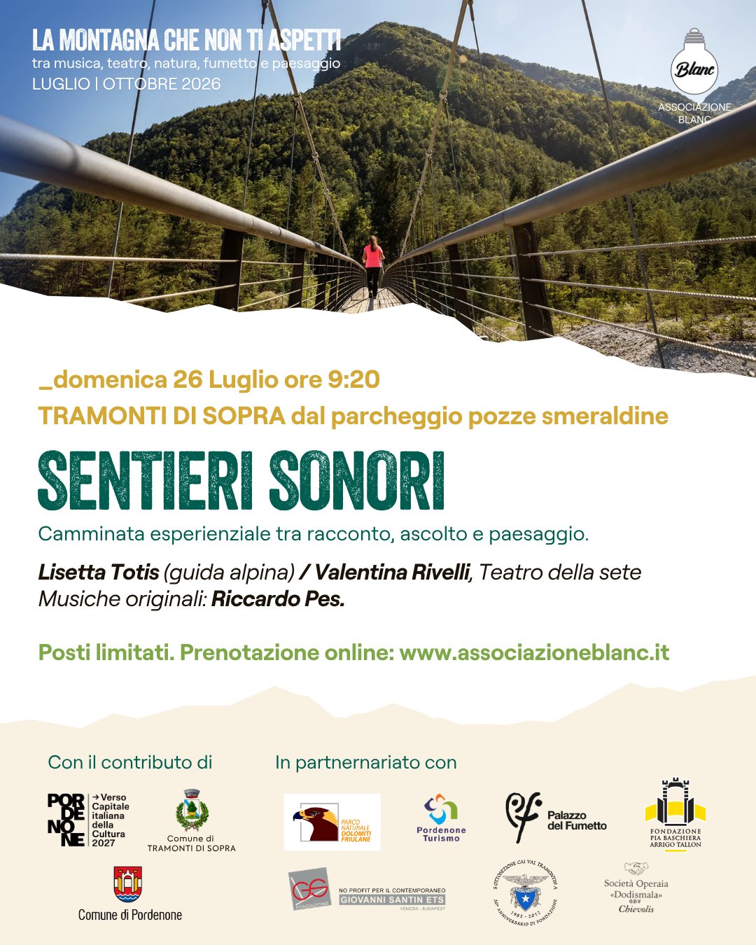 26 luglio Sentieri sonori