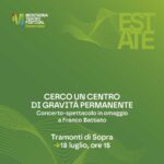 Cerco un centro di gravità 18 luglio 2026