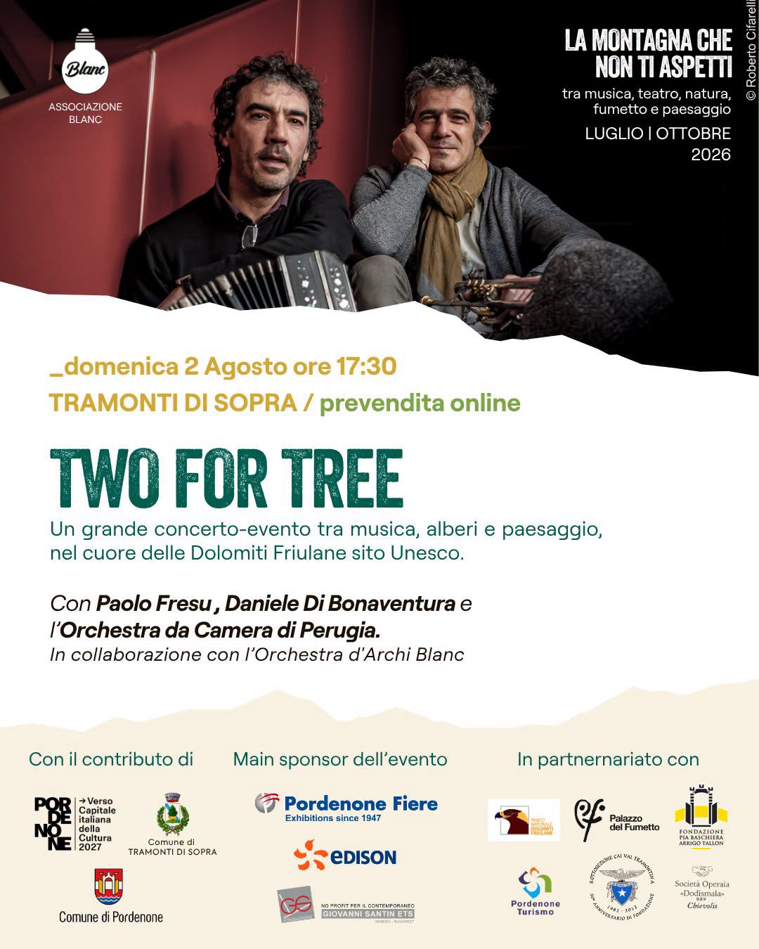 Two for tree 2 agosto